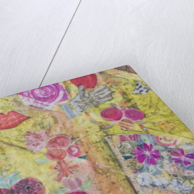 Fan and Flowers by Hilary Simon