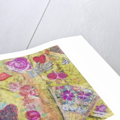 Fan and Flowers by Hilary Simon