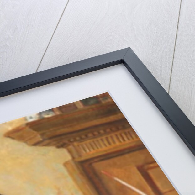A Chelsea Pensioner playing dominos by English School