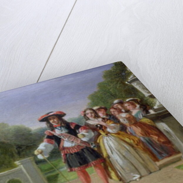 King Charles II and Nell Gwynne by Edward Matthew Ward