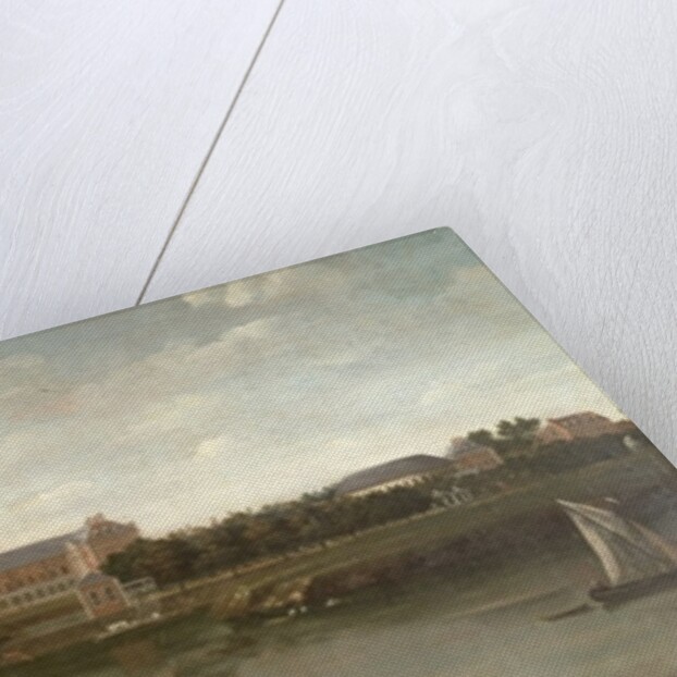 View of the Royal Hospital and the Rotunda from the south bank of The River Thames by English School