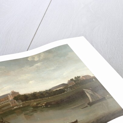 View of the Royal Hospital and the Rotunda from the south bank of The River Thames by English School