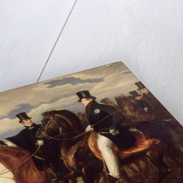 The Duke of Wellington describing the Field of Waterloo to King George IV 1844 by Benjamin Robert Haydon