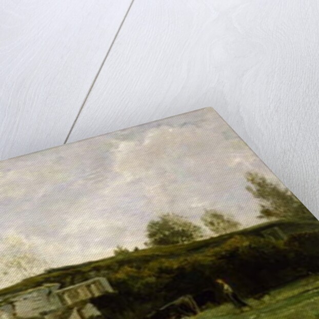 Sluice in the Optevoz Valley, 1854 by Charles Francois Daubigny