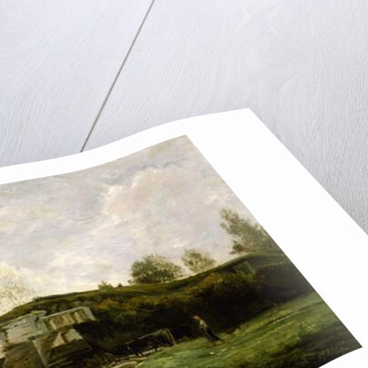 Sluice in the Optevoz Valley, 1854 by Charles Francois Daubigny