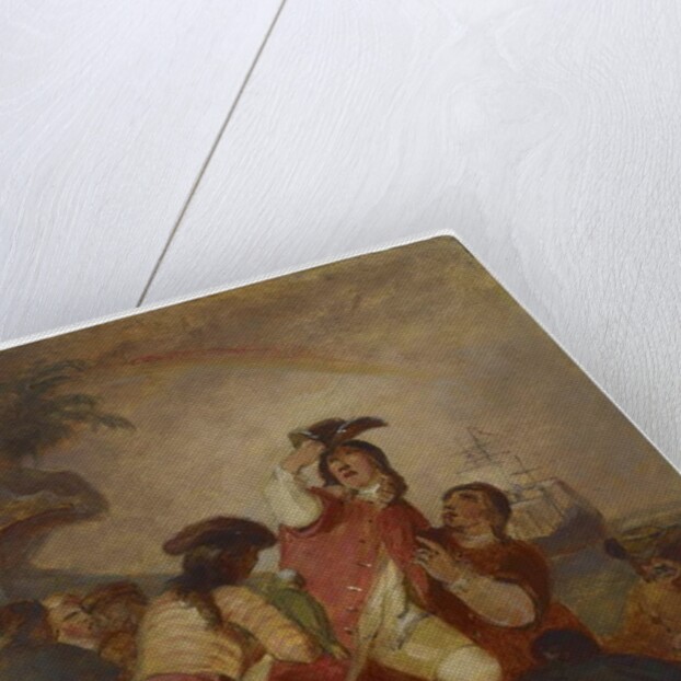 Robinson Crusoe and His Man Friday Leave the Island, c.1856 by Thomas Sully