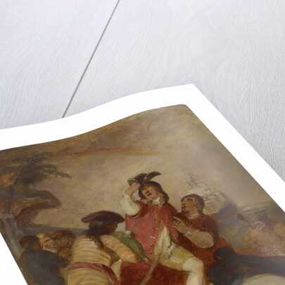 Robinson Crusoe and His Man Friday Leave the Island, c.1856 by Thomas Sully