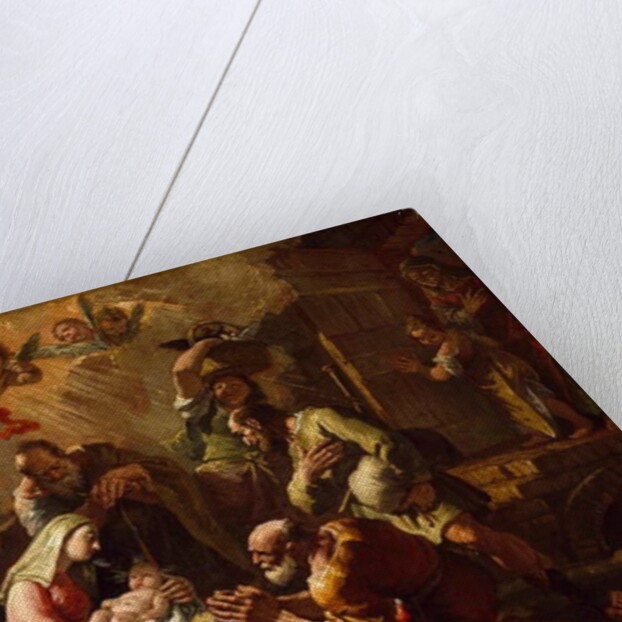 The Adoration of the Shepherds, mid-18th century by Francesco Fontebasso