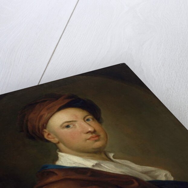 Portrait of a man, possibly James Thomson, after William Hogarth by English School