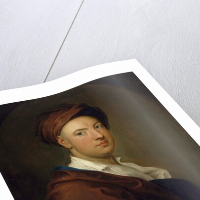 Portrait of a man, possibly James Thomson, after William Hogarth by English School