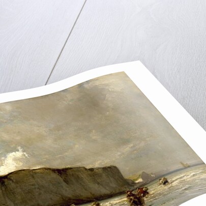 View Along the Norman Coast, 1852 by Louis Eugene Gabriel Isabey