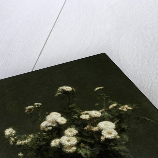 Vase of Chrysanthemums, 1871 by Ignace Henri Jean Fantin-Latour