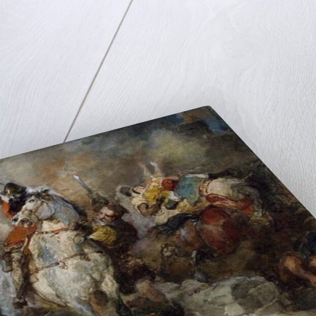 The Abduction of Rebecca, 1873 by Eugene-Louis Lami