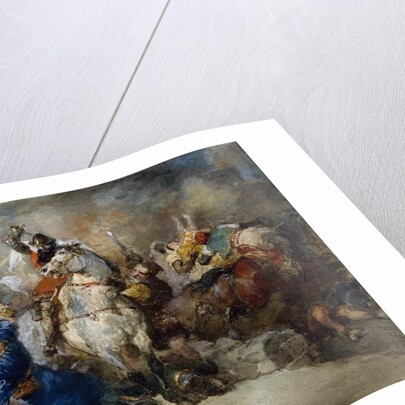 The Abduction of Rebecca, 1873 by Eugene-Louis Lami