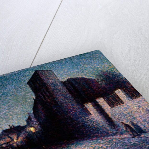 Rue Ravignan, Paris, 1893 by Maximilien Luce