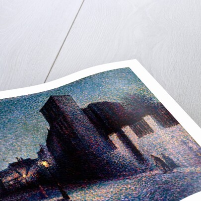 Rue Ravignan, Paris, 1893 by Maximilien Luce