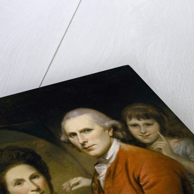 Self Portrait with Angelica Peale and Portrait of Rachel, c.1782-88 by Charles Willson Peale