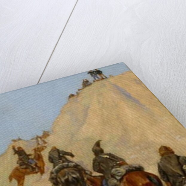 Scouts Climbing a Mountain, 1891 by Frederic Remington
