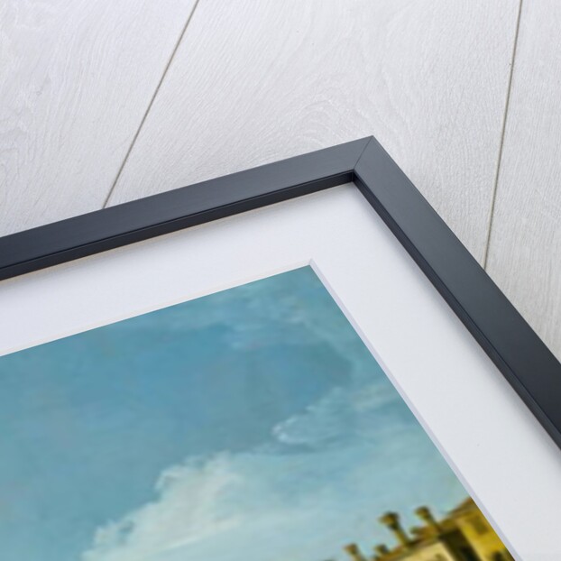 The Grand Canal near the Rialto Bridge, Venice, c.1730 by (1697-1768) Canaletto