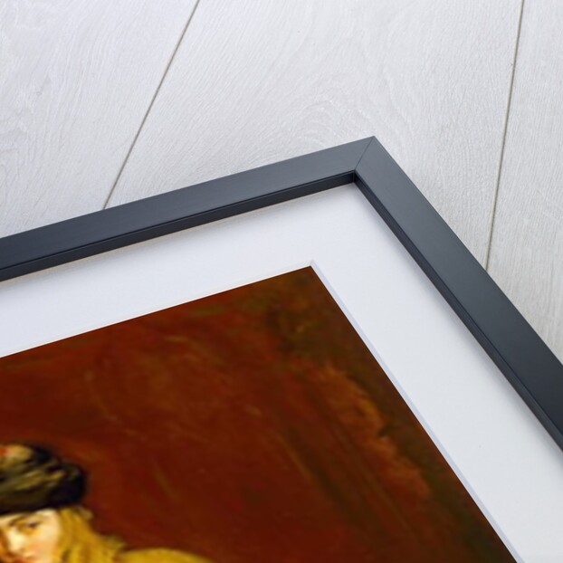 Woman and Little Girl of Constantine with a Gazelle, 1849 by Theodore Chasseriau