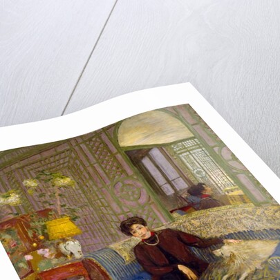 Portrait of Marcelle Aron, wife of Tristan Bernard 1914 by Edouard Vuillard