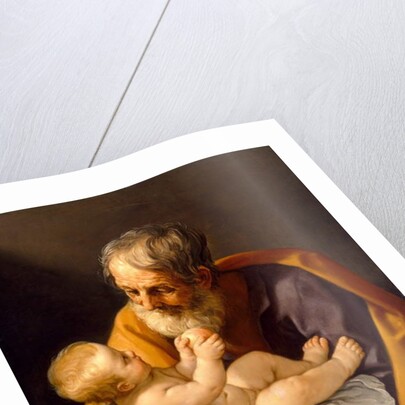 St. Joseph and the Christ Child, 1634-40 by Guido Reni