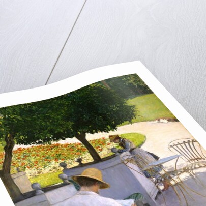 The Orange Trees or The Artist's Brother in His Garden, 1878 by Gustave Caillebotte