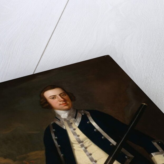 Portrait of a Naval Officer, traditionally known as Augustus Keppel c.1749 by John Wollaston