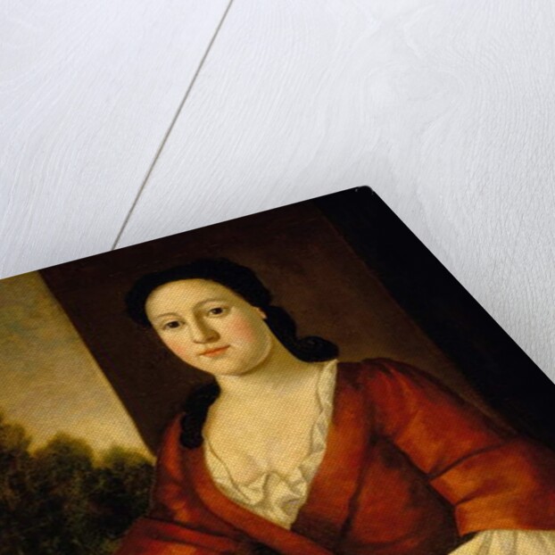 Portrait of Mrs John Greenleaf, nee Priscilla Brown c.1748 by John Greenwood