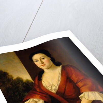 Portrait of Mrs John Greenleaf, nee Priscilla Brown c.1748 by John Greenwood
