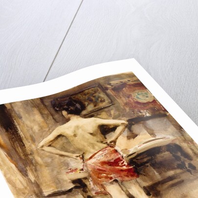 The Model, 1876 by John Singer Sargent