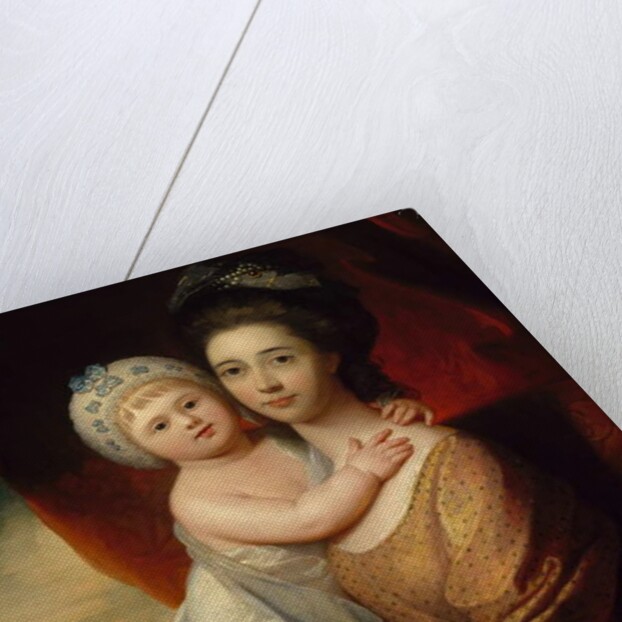 Lady Sondes with her Infant Son, c.1793-94 by Benjamin West