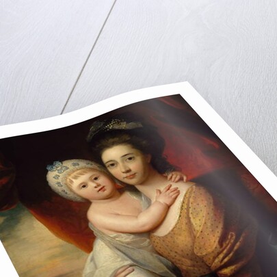 Lady Sondes with her Infant Son, c.1793-94 by Benjamin West