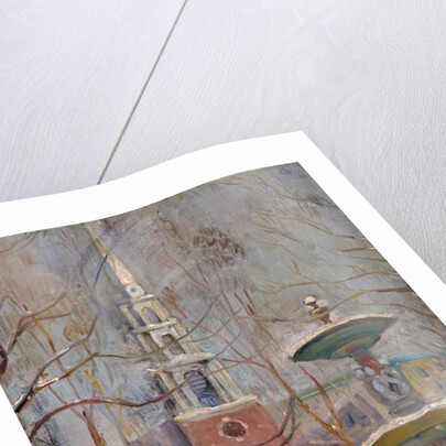 Park Street at Boston Commons, c.1910-20 by Arthur Clifton Goodwin