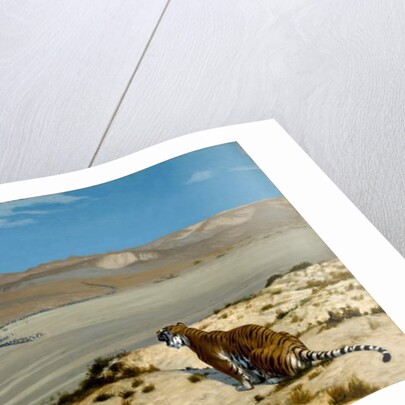 Tiger on the Watch, c.1888 by Jean Leon Gerome