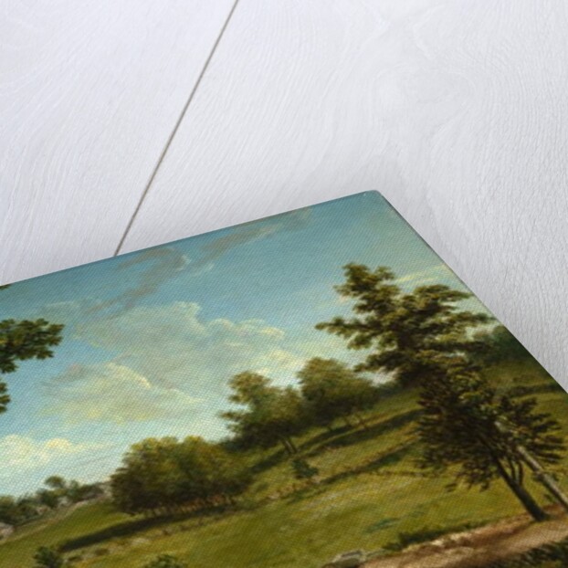 Landscape looking toward Sellers Hall from Mill Bank, c.1818 by Charles Willson Peale
