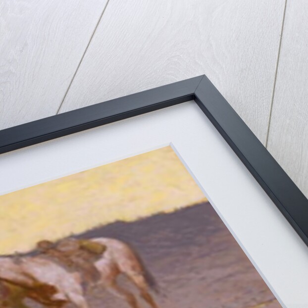 A New Year on the Cimarron, 1901 by Frederic Remington