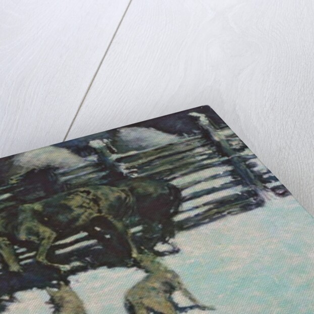 The Call for Help c.1908 by Frederic Remington