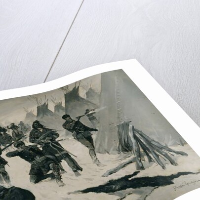 The Defeat of Crazy Horse c.1901, possibly c.1896 by Frederic Remington