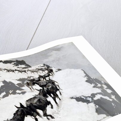 The Mule Pack 1901 by Frederic Remington