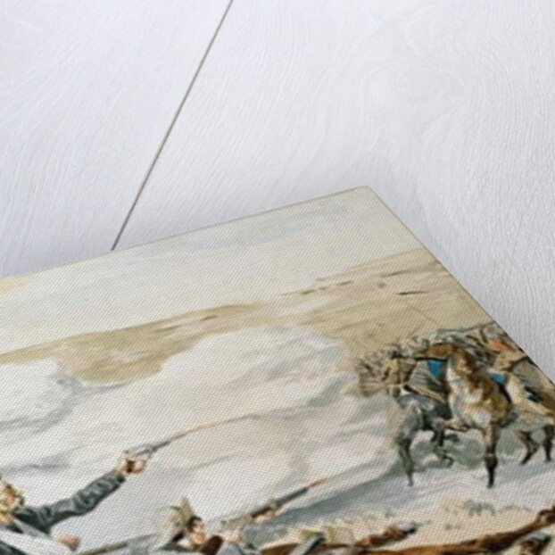 Battle of Beecher's Island, 1868 c.1885 by Frederic Remington