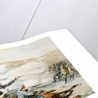 Battle of Beecher's Island, 1868 c.1885 by Frederic Remington