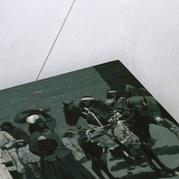 Pueblo Indian Village c.1889 by Frederic Remington