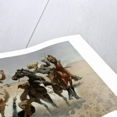 Aiding a Comrade 1889-90 by Frederic Remington