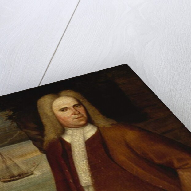 Portrait of Ebenezer Coffin, c. 1714-1730 by Nehemiah Partridge