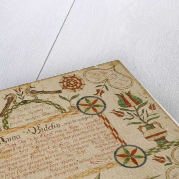 Birth Certificate, c. 1820-1830 by American School