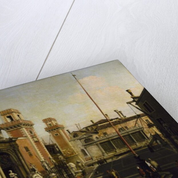 The Entrance to the Arsenal, Venice, c. 1740s by Bernardo Bellotto