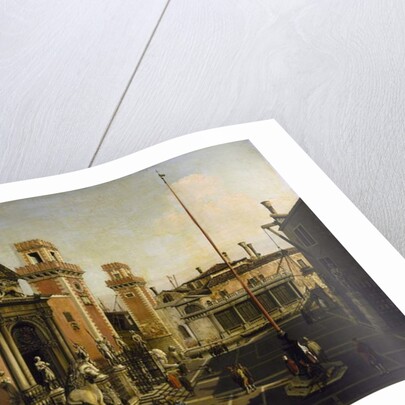 The Entrance to the Arsenal, Venice, c. 1740s by Bernardo Bellotto