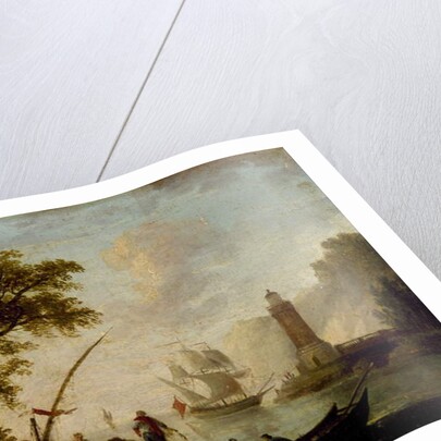 A Mediterranean Coastal View, no date by Claude Joseph Vernet