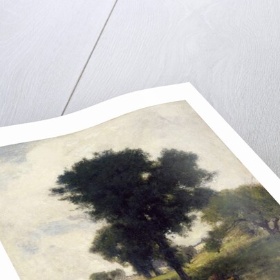 Cattle in Pool, 1880 by George Snr. Inness